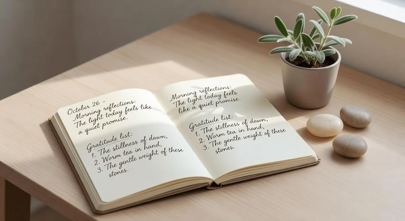 Daily journaling practice